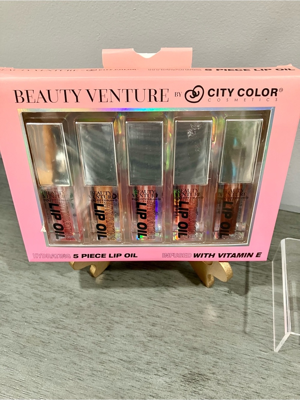 City Color Beauty Venture 5-Piece Lip Oil Set